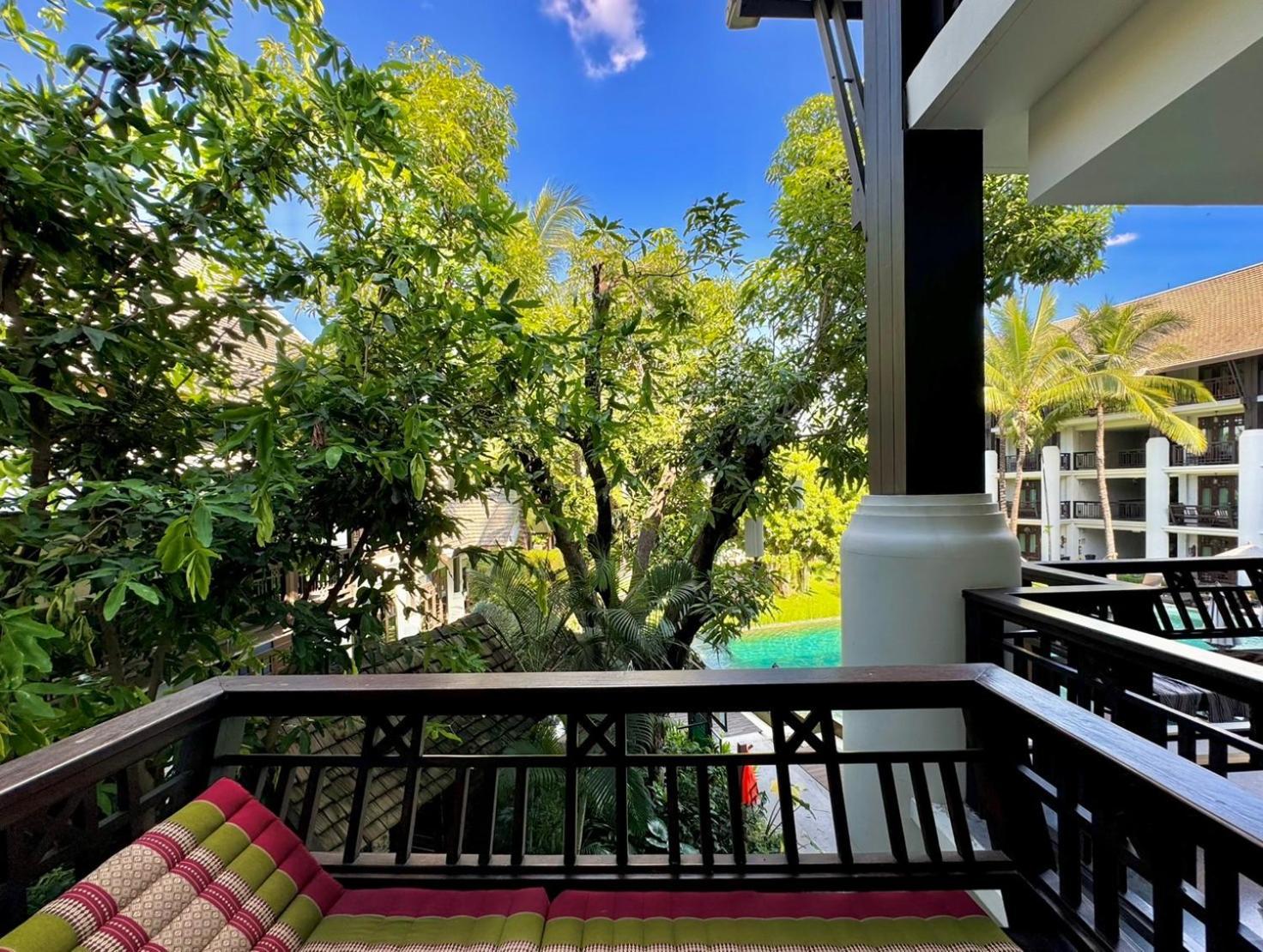 Smile Lanna Hotel Chiang Mai Exterior photo View from the balcony of a hotel room